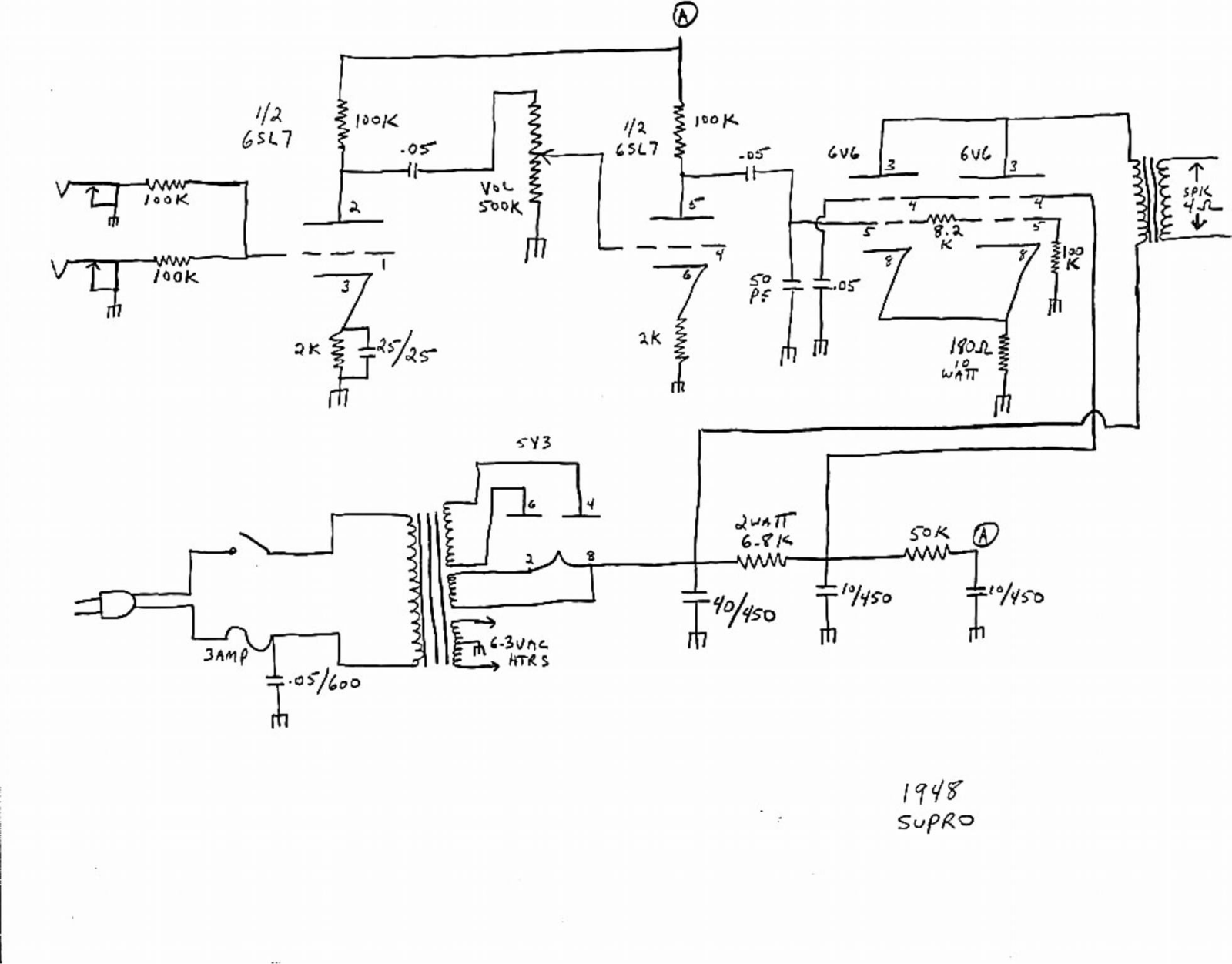 Supro Valco1948 Schematic - ManualMachine.com