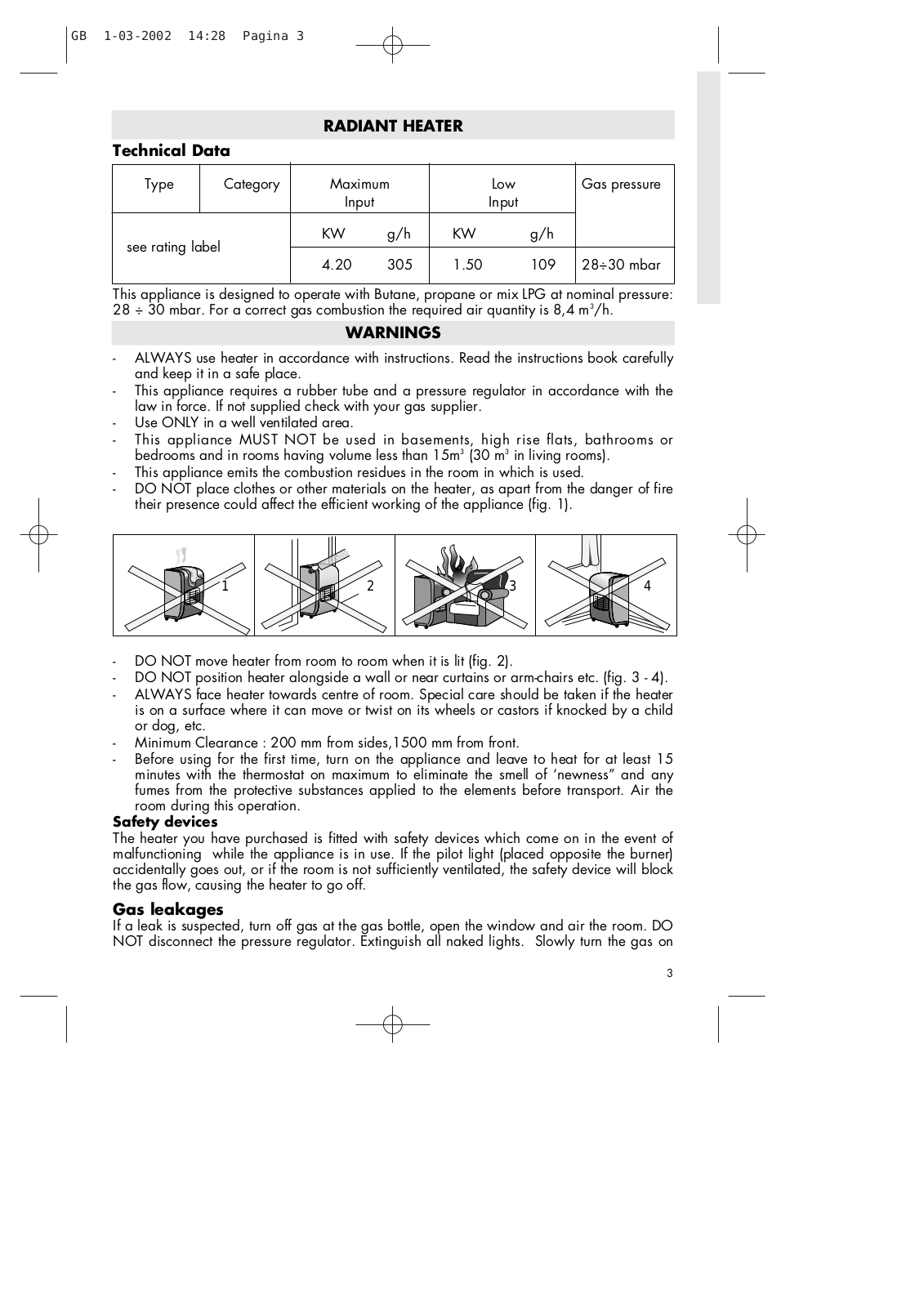 Delonghi IHF 2, IH 2 Instructions Manual