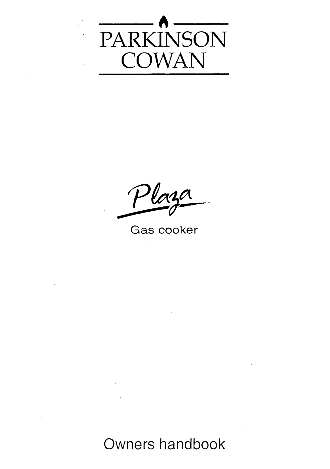 Parkinson Cowan U04260 User Manual