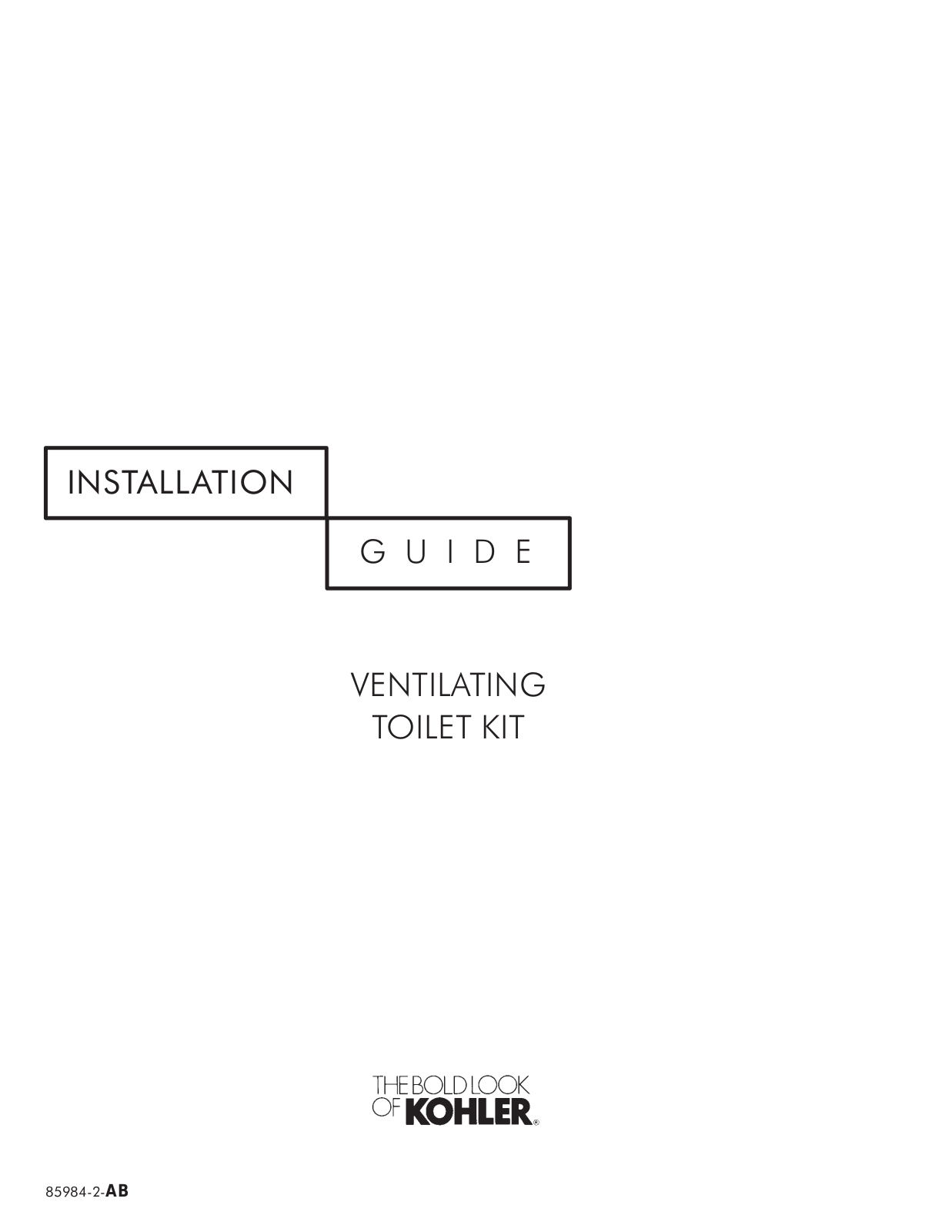 Kohler PNA1 Users Manual