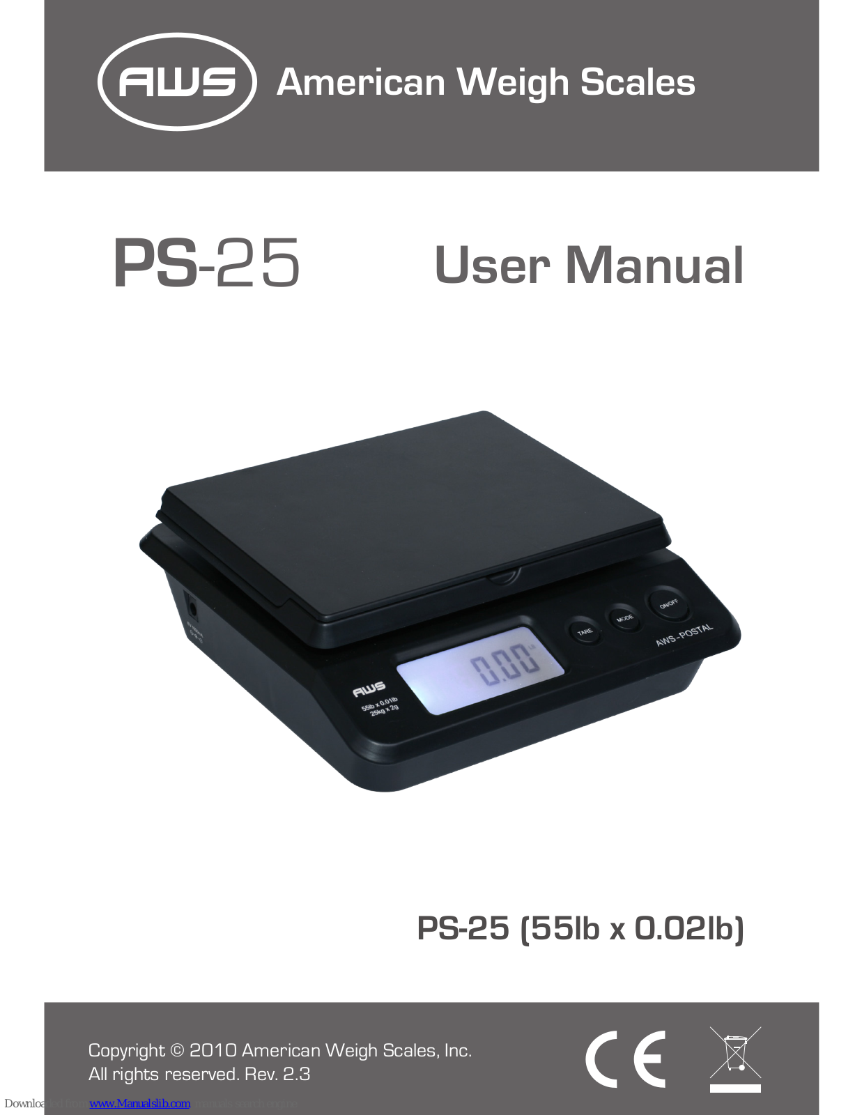 AWS PS-25 User Manual - ManualMachine.com