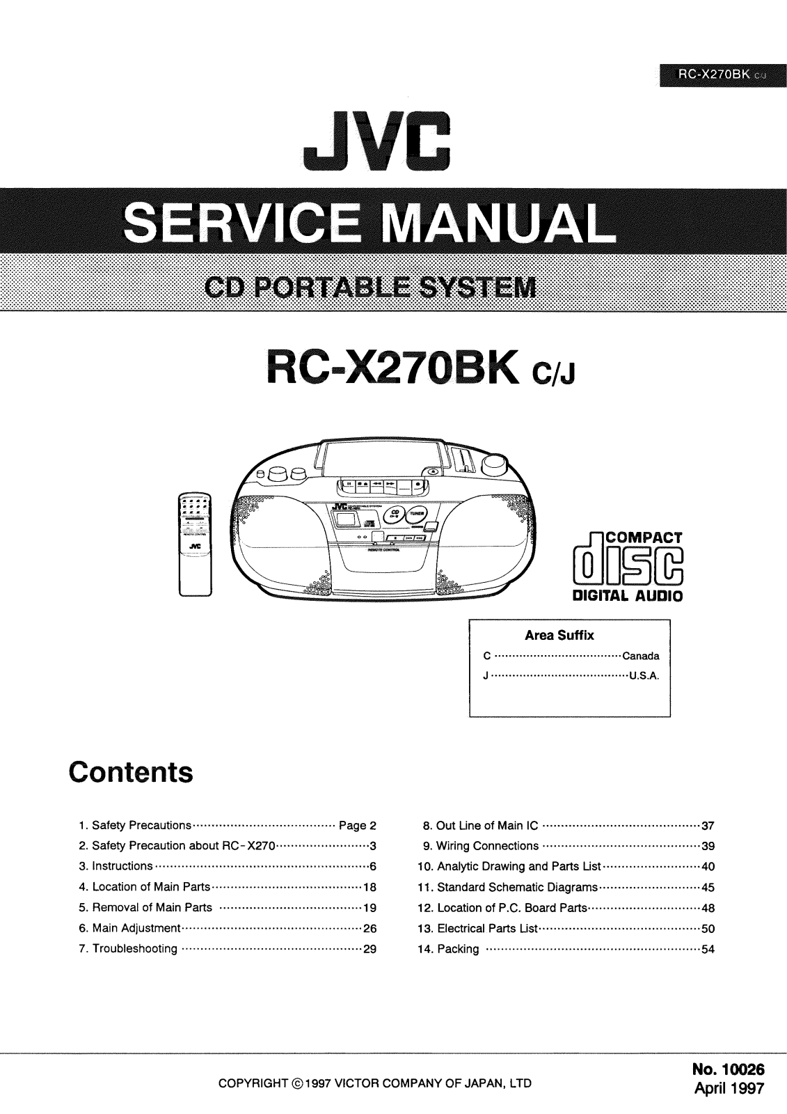 JVC rc-x270bk service Manual