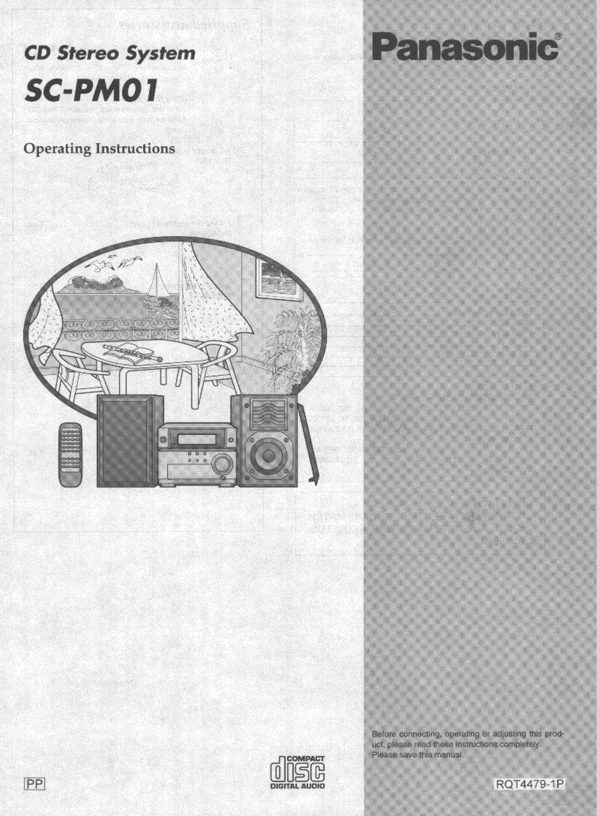 Panasonic SC-PM01 User Manual