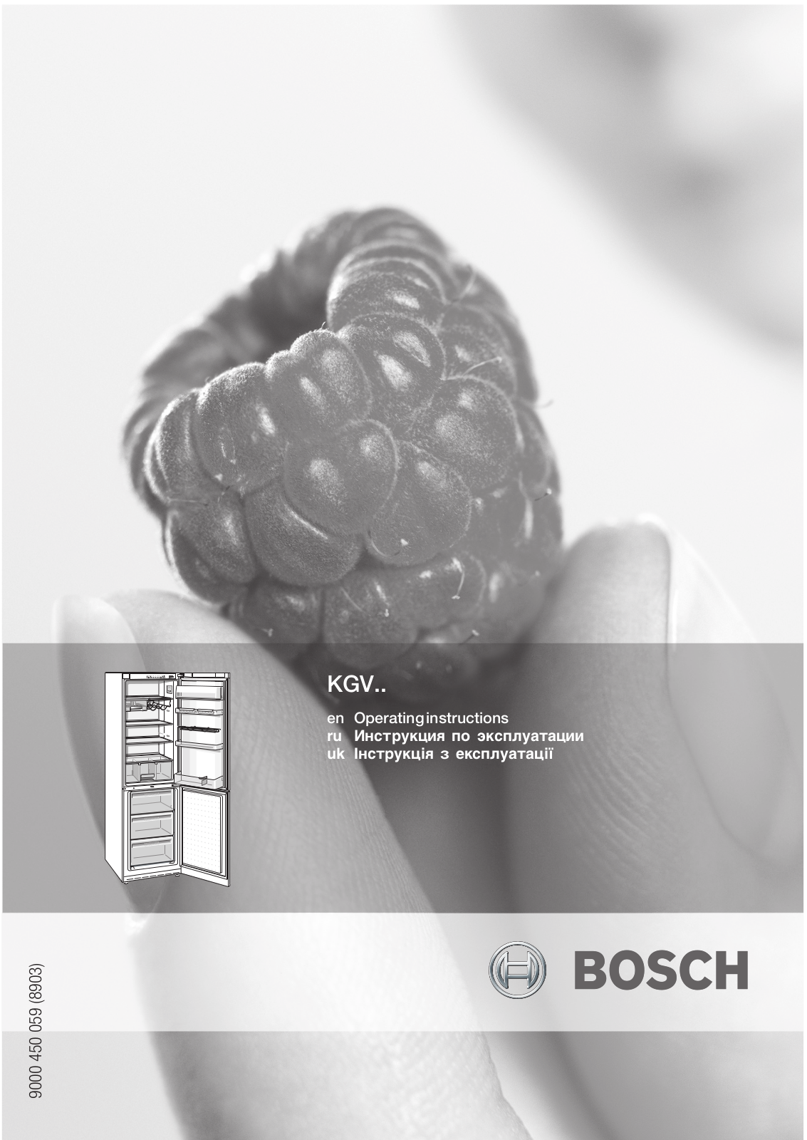 Bosch KGV36VW21R User Manual