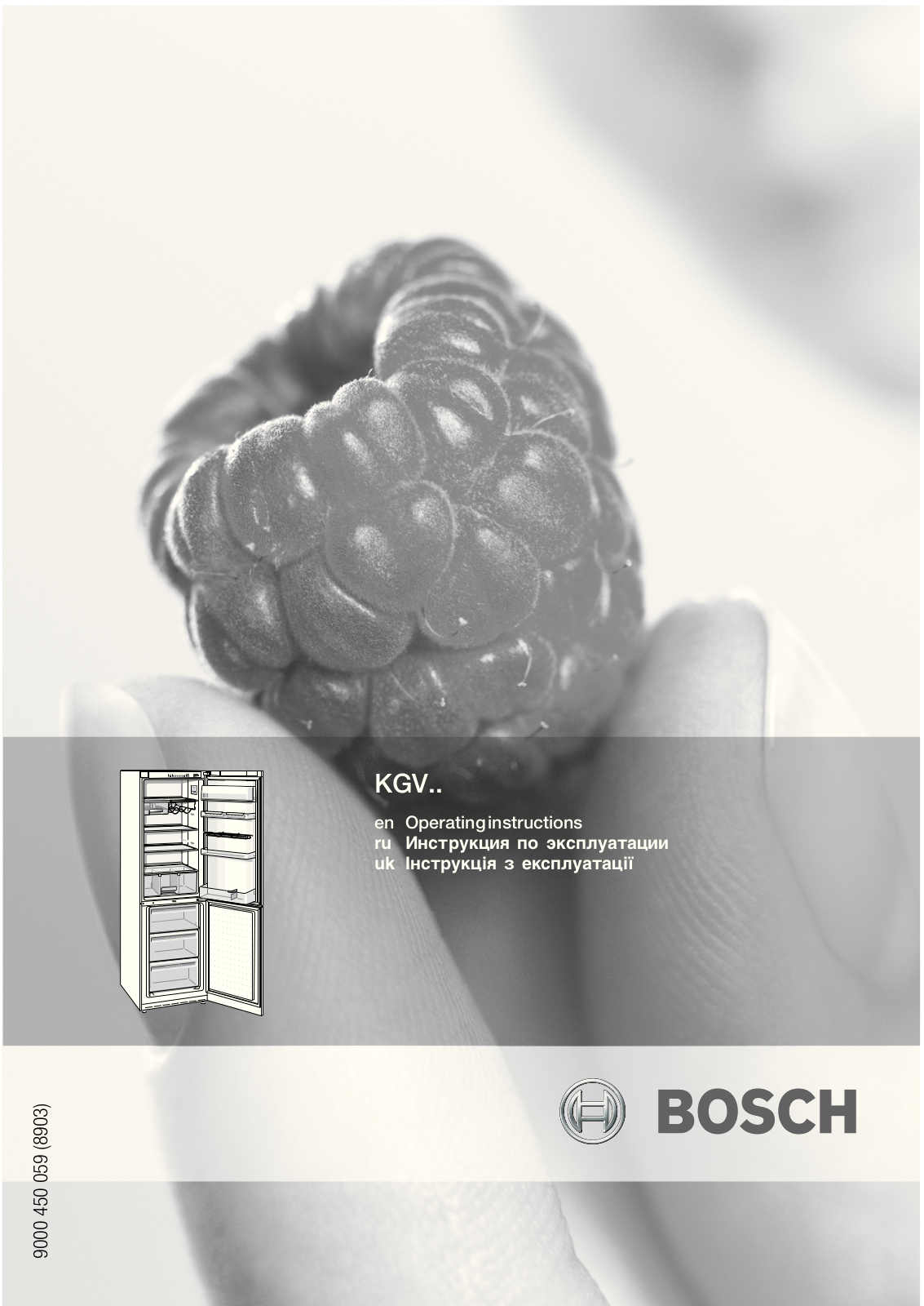 Bosch KGV36VW21R User Manual