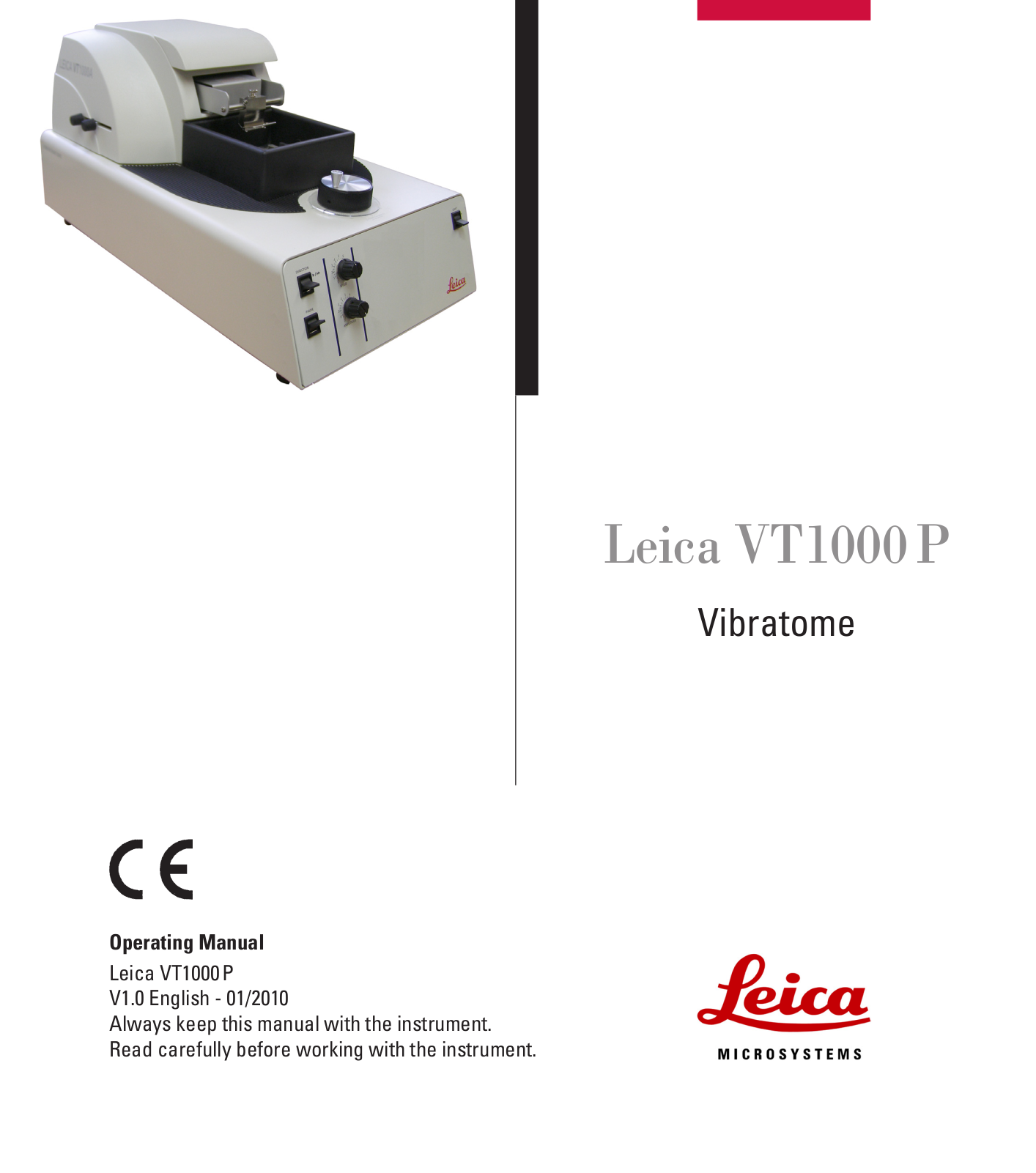 Leica VT1000 P User Manual