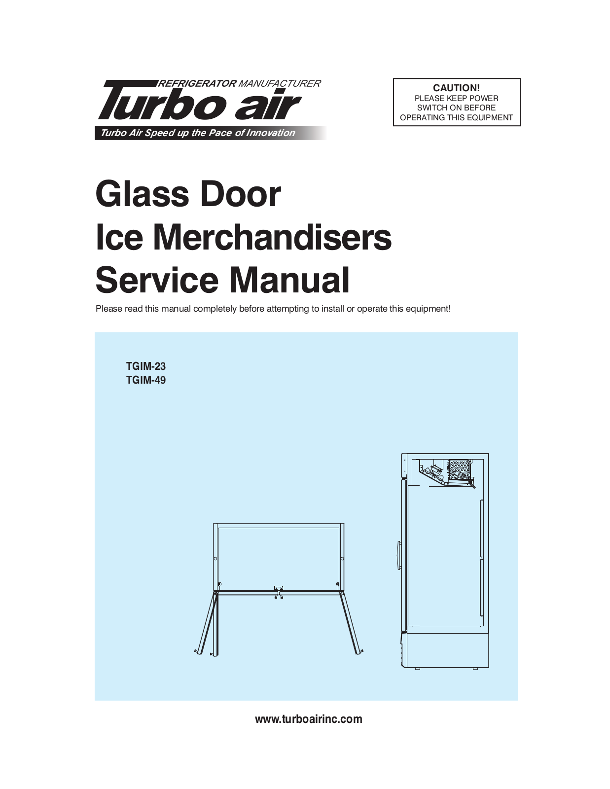 Turbo Air TGIM-49 Service Manual