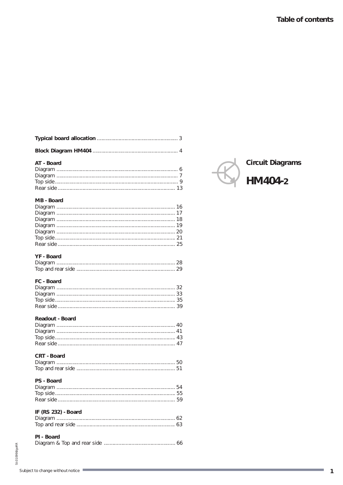 Hameg hm404-2 User Manual