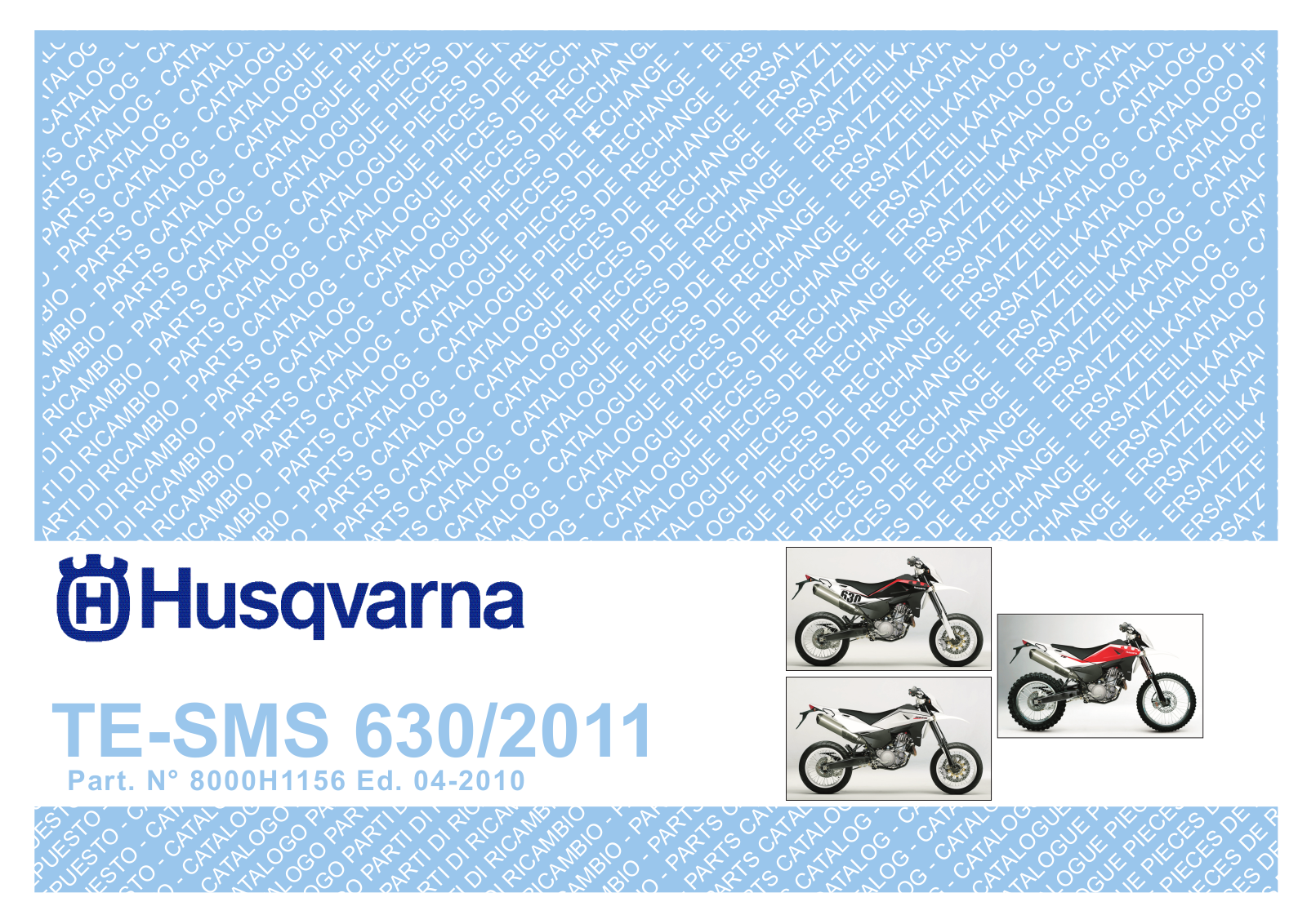 Husqvarna TE-SMS 630 Manual