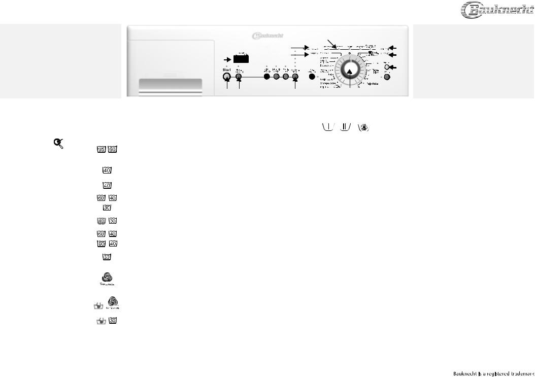 Whirlpool WA STAR 64 EX BK INSTRUCTION FOR USE