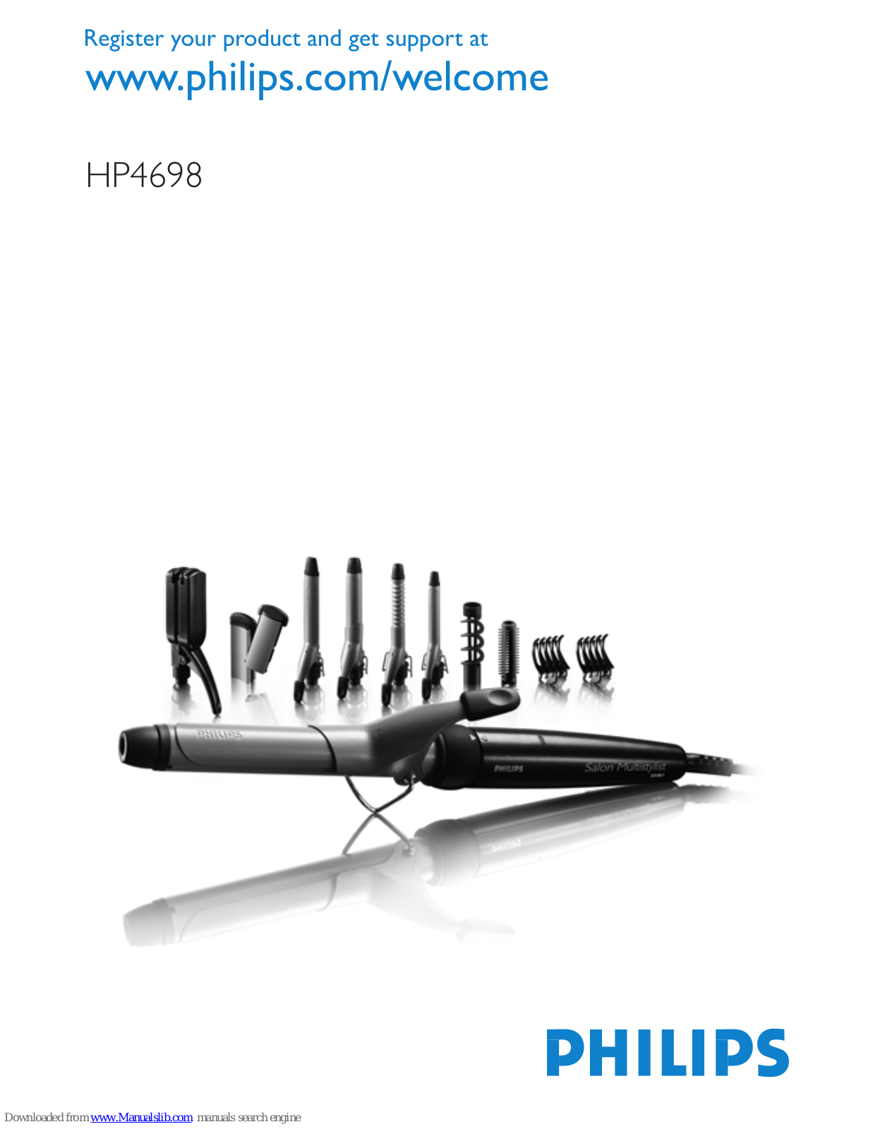 Philips HP4698/10, HP4698/01, HP4698/00, HP4698 User Manual