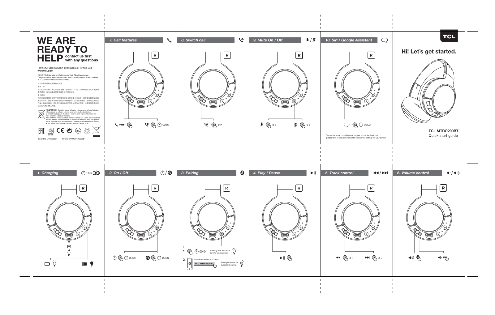 TCL Entertainment Solutions MTRO200BT User Manual