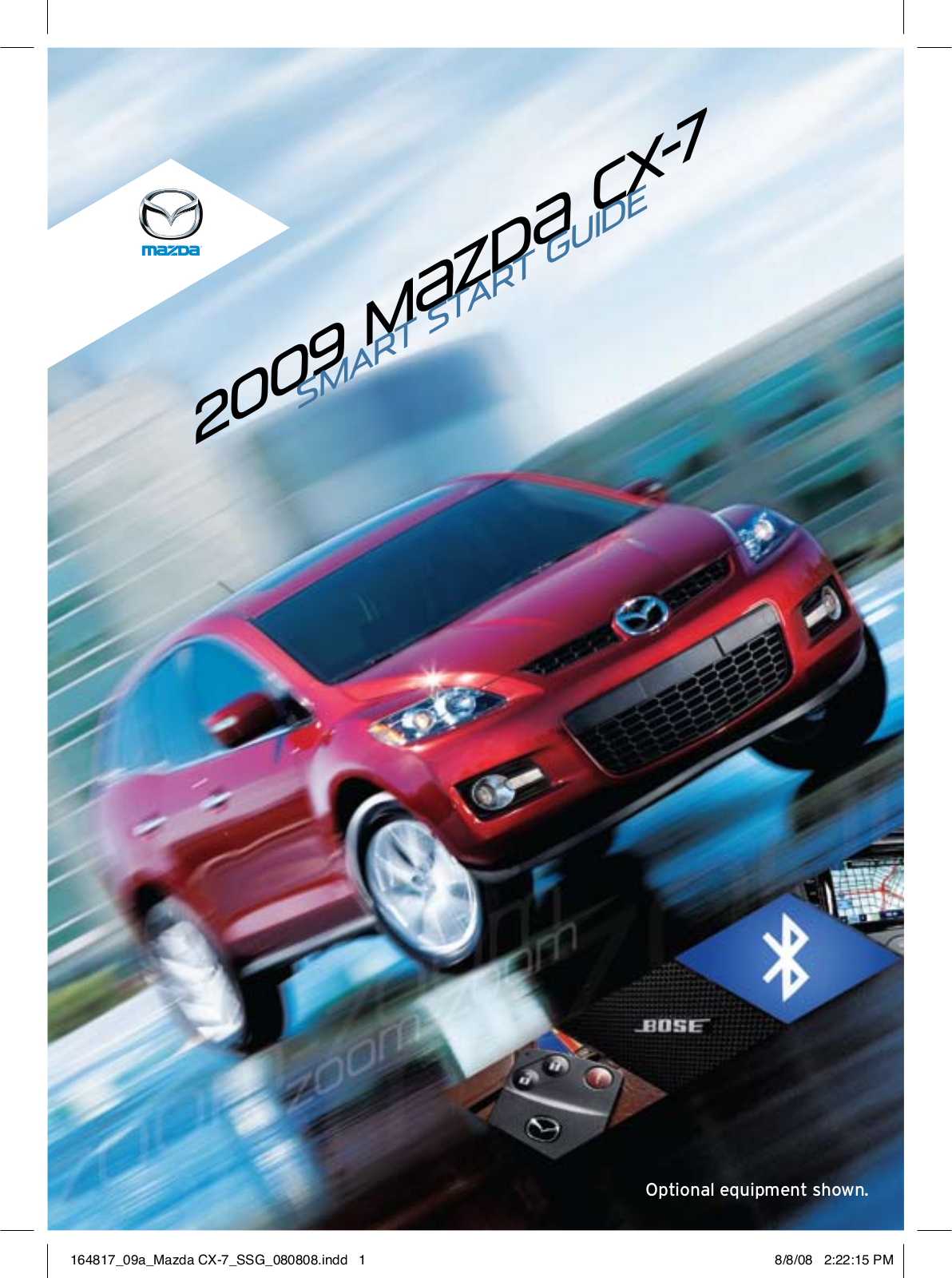 Mazda CX7 2009 Smart Start Guide