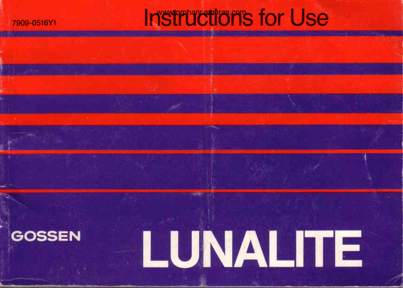 gossen lunalite User Guide