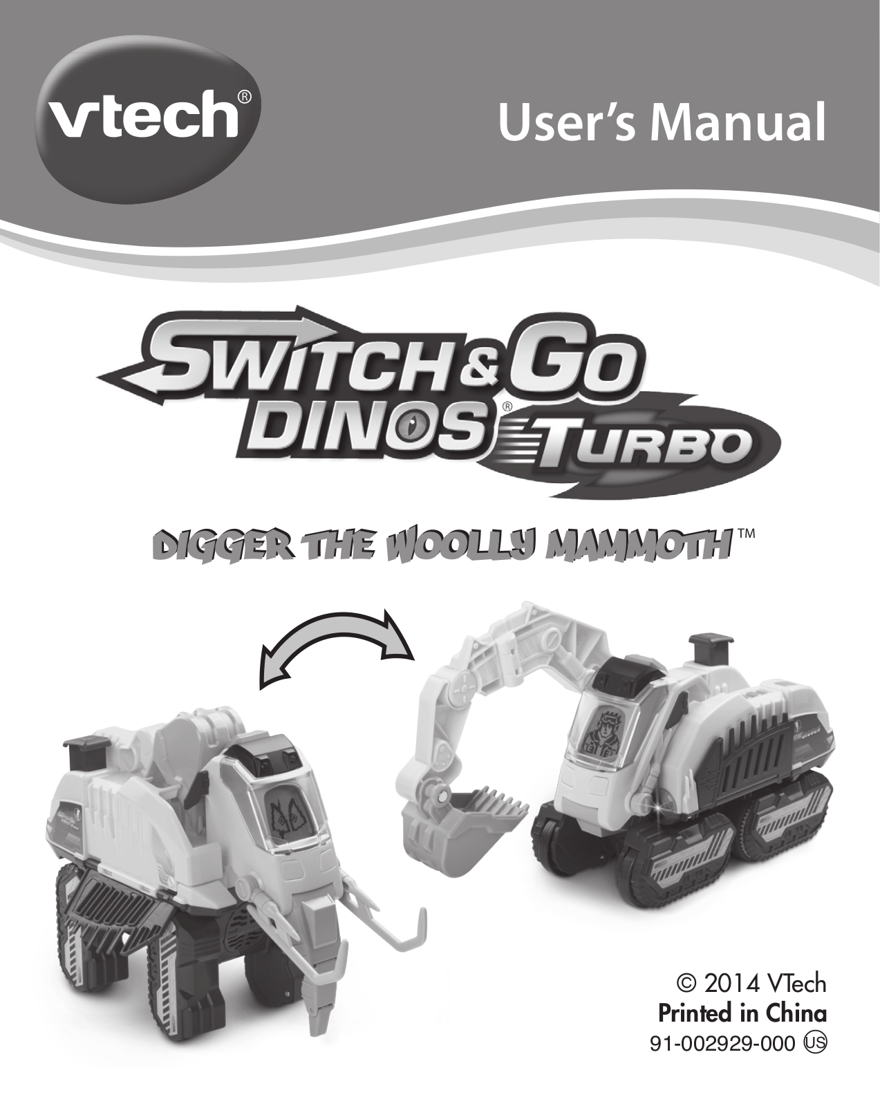 VTech 91-002929-000 US User Manual