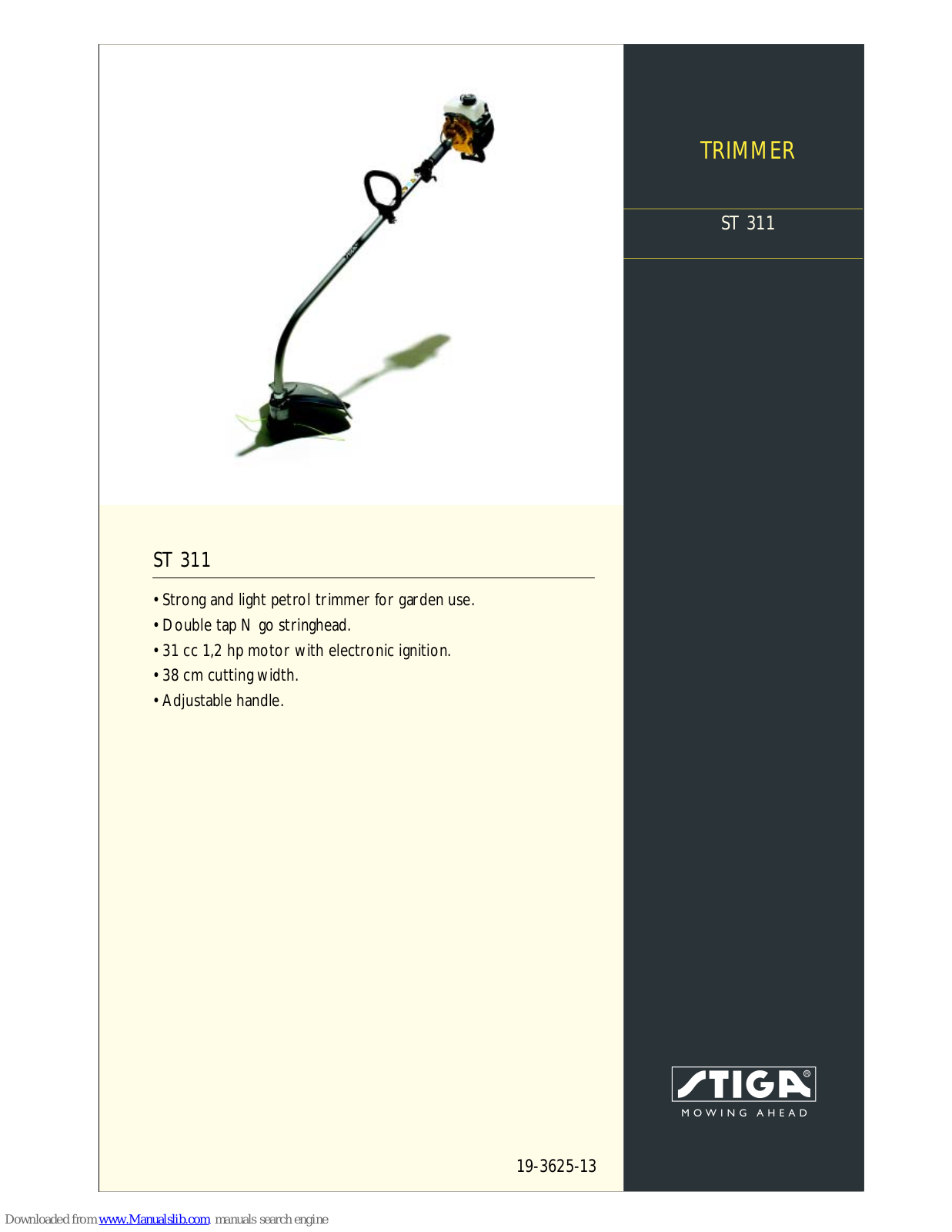 Stiga ST 311 Specifications - ManualMachine.com