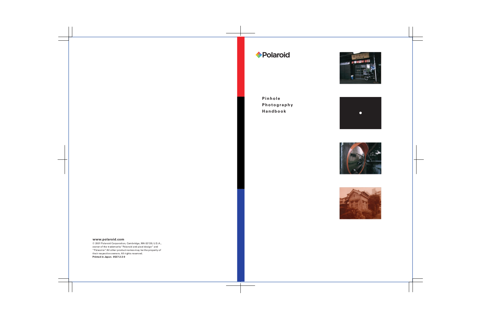 Polaroid PINHOLE PHOTOGRAPHY User Manual