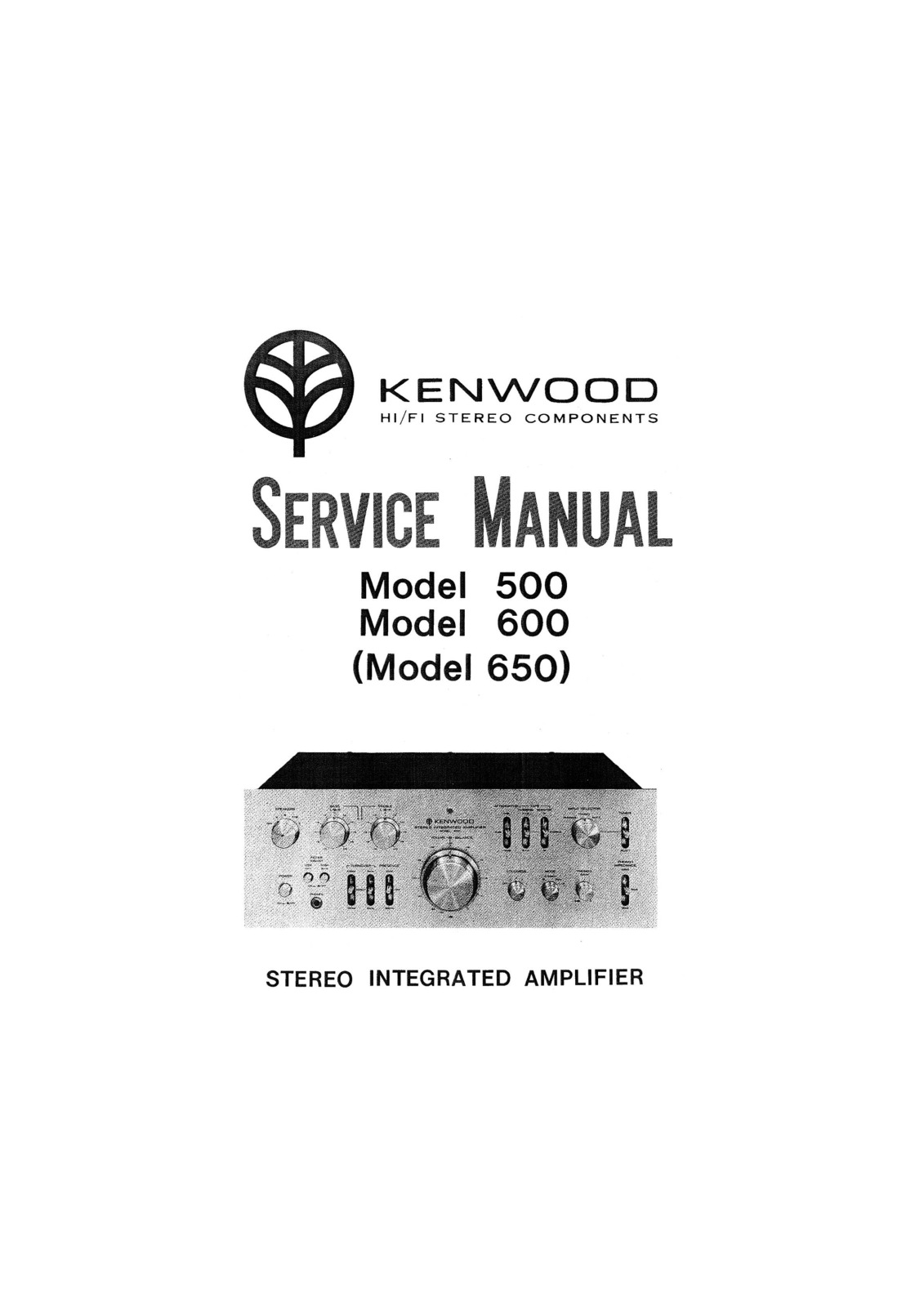 Kenwood 500, 600, 650 Schematic