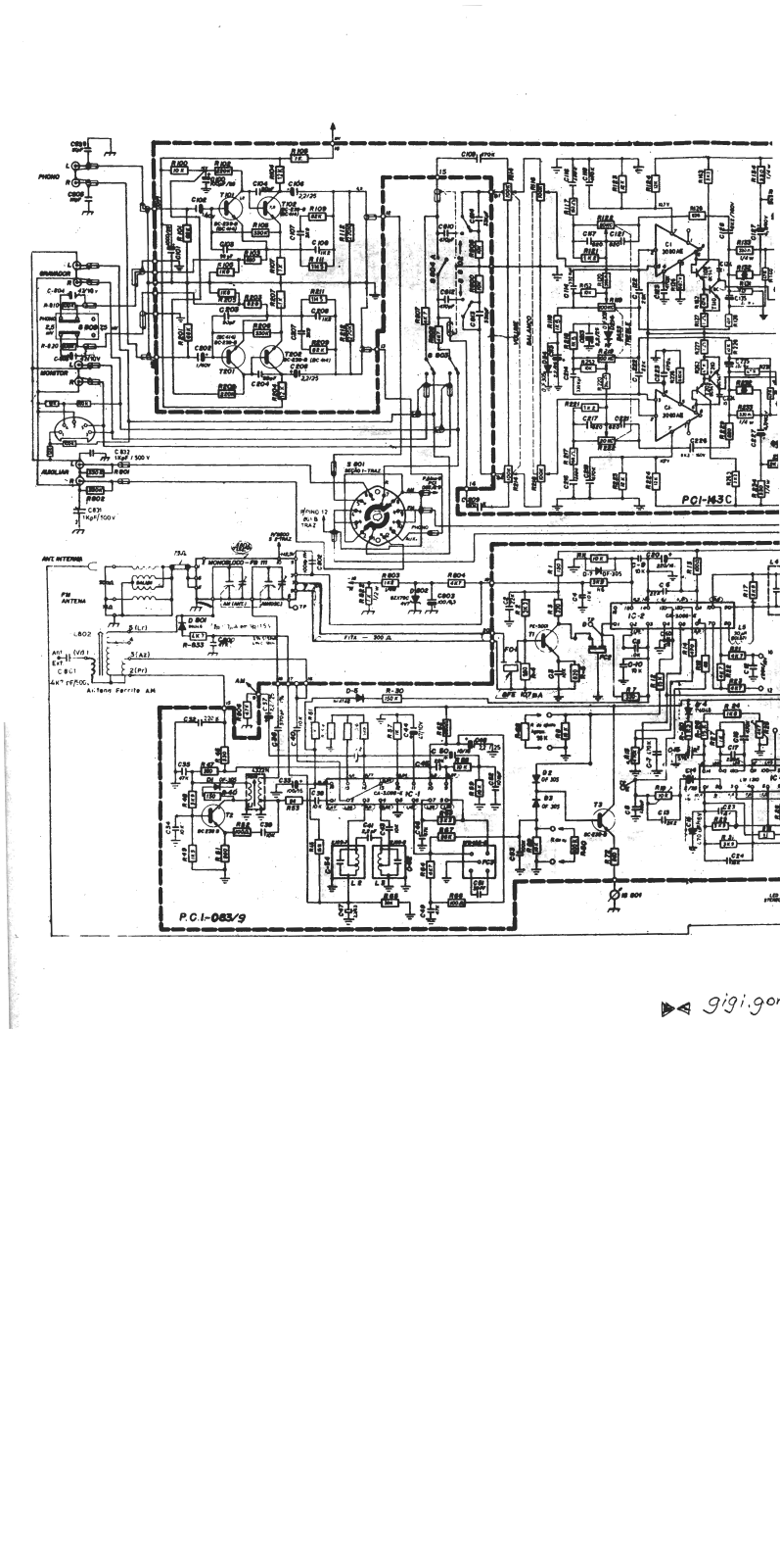 Gradiente M900 Schematic