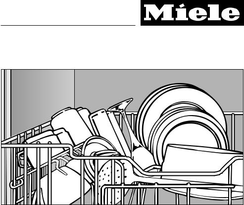 Miele G636, G638, G639 Plus Operating instructions