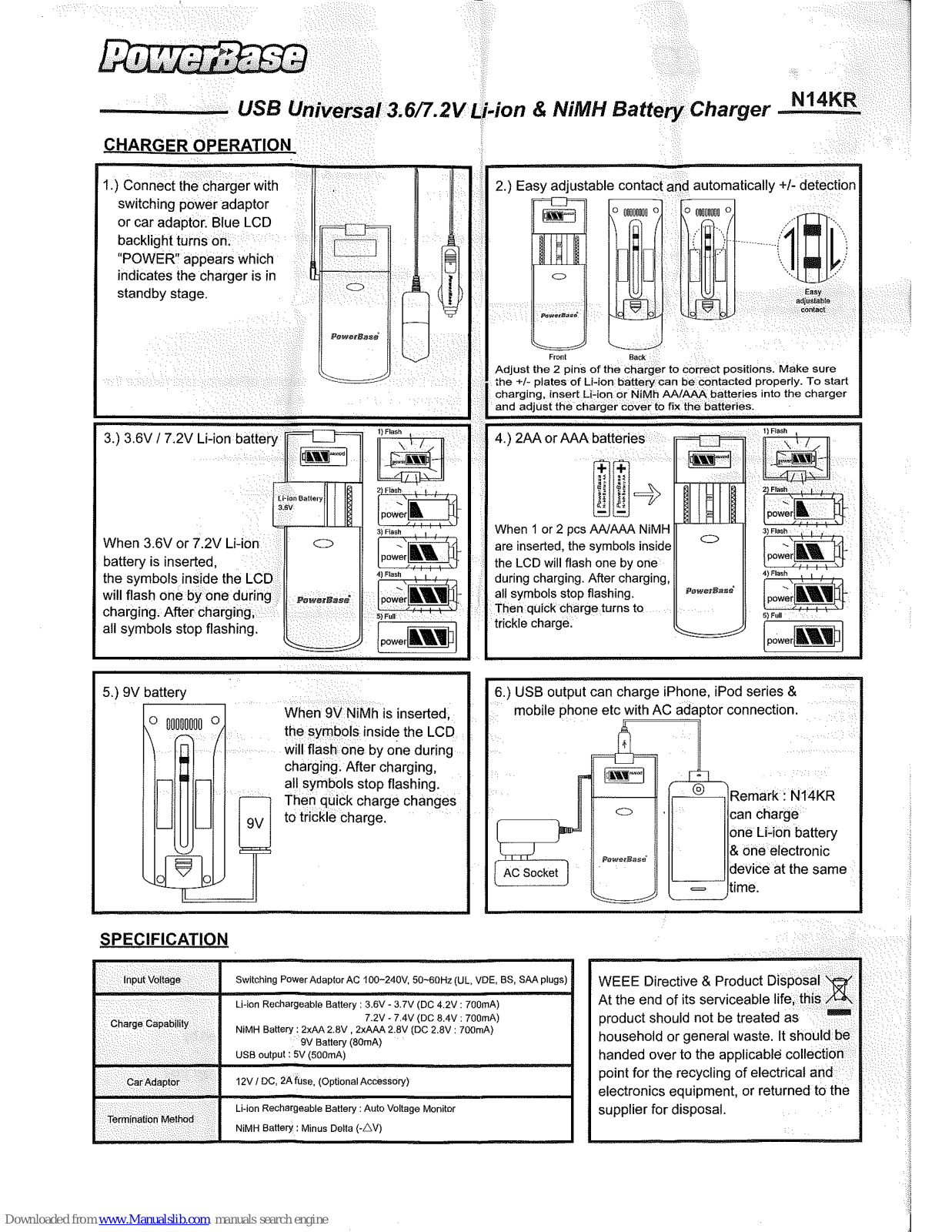 PowerBase N14KR User Manual