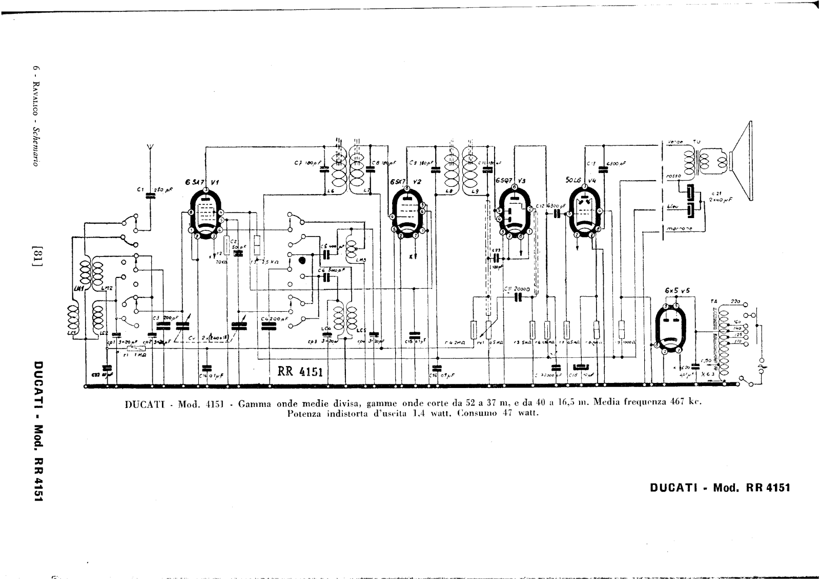 Ducati rr4151 schematic