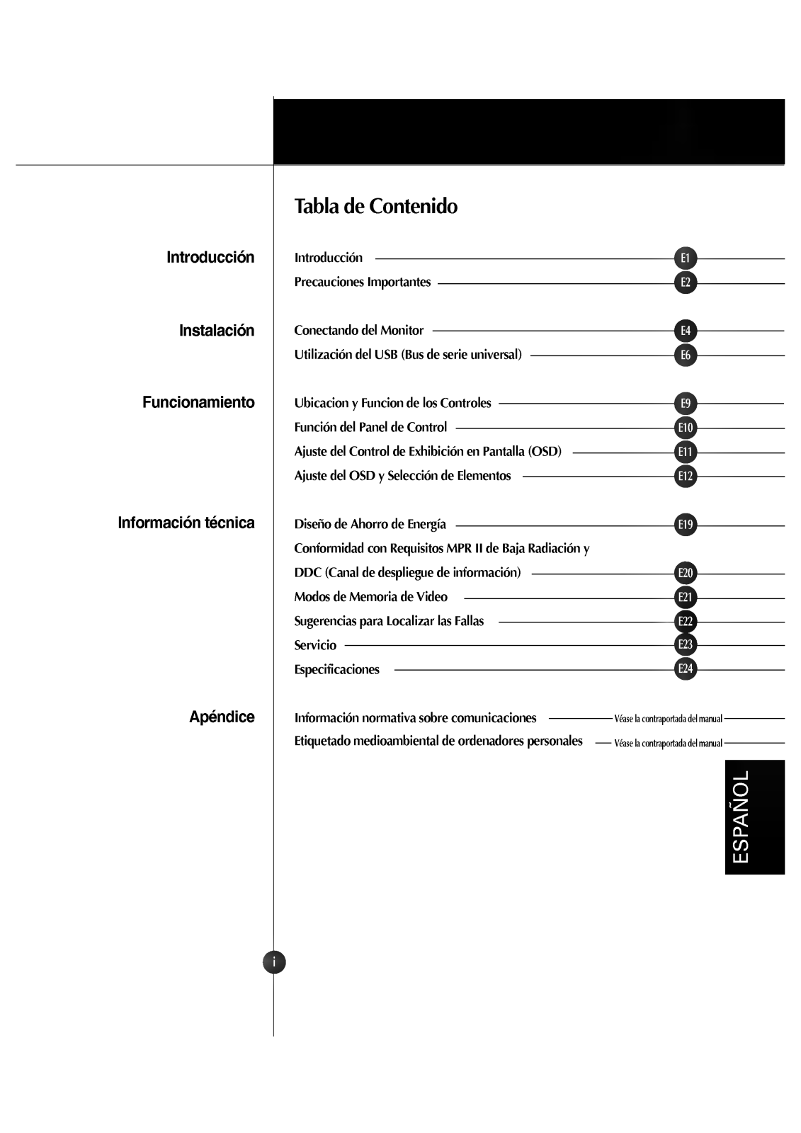 LG 221U User Manual