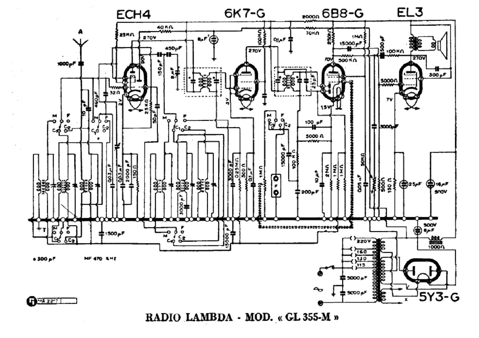 Lambda gl355m schematic