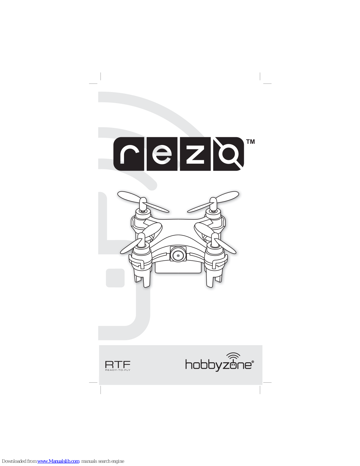 Horizon Hobby rezo RTF User Manual