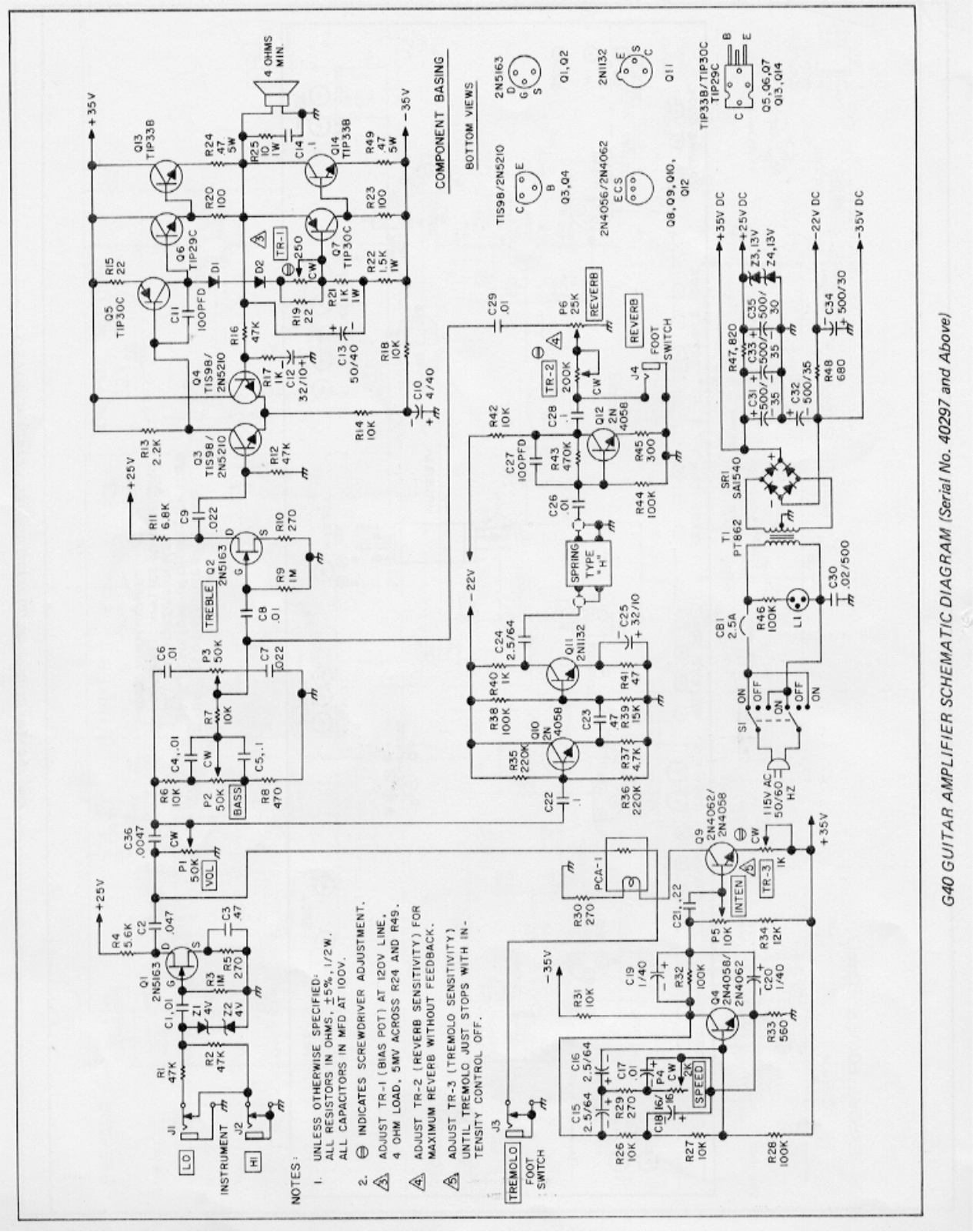 Gibson g40 schematic