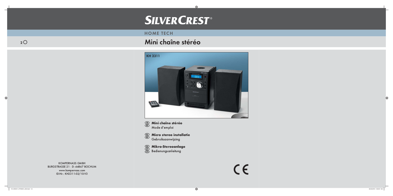 Silvercrest KH 2311 Manual