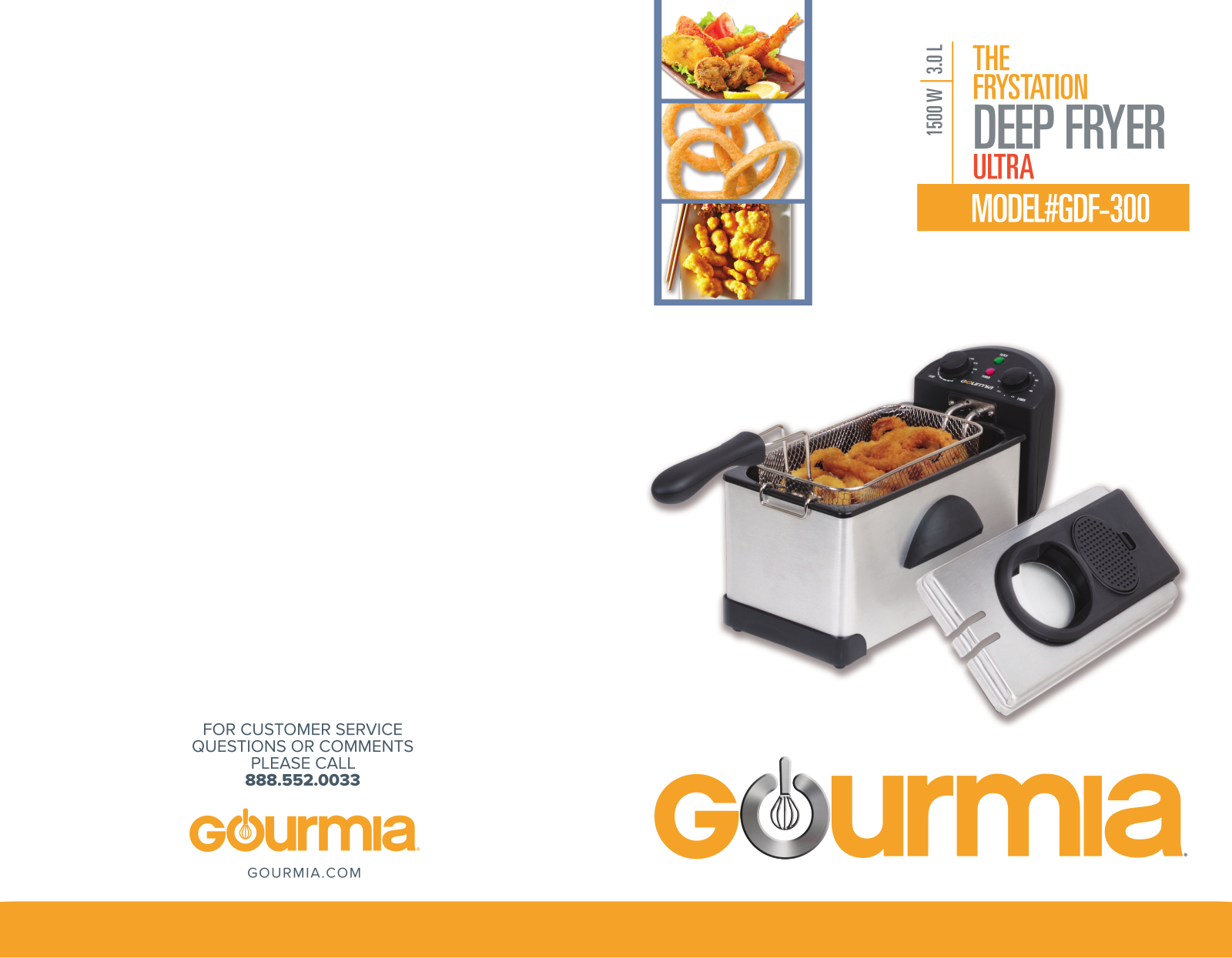 Gourmia GDF-300 User Manual