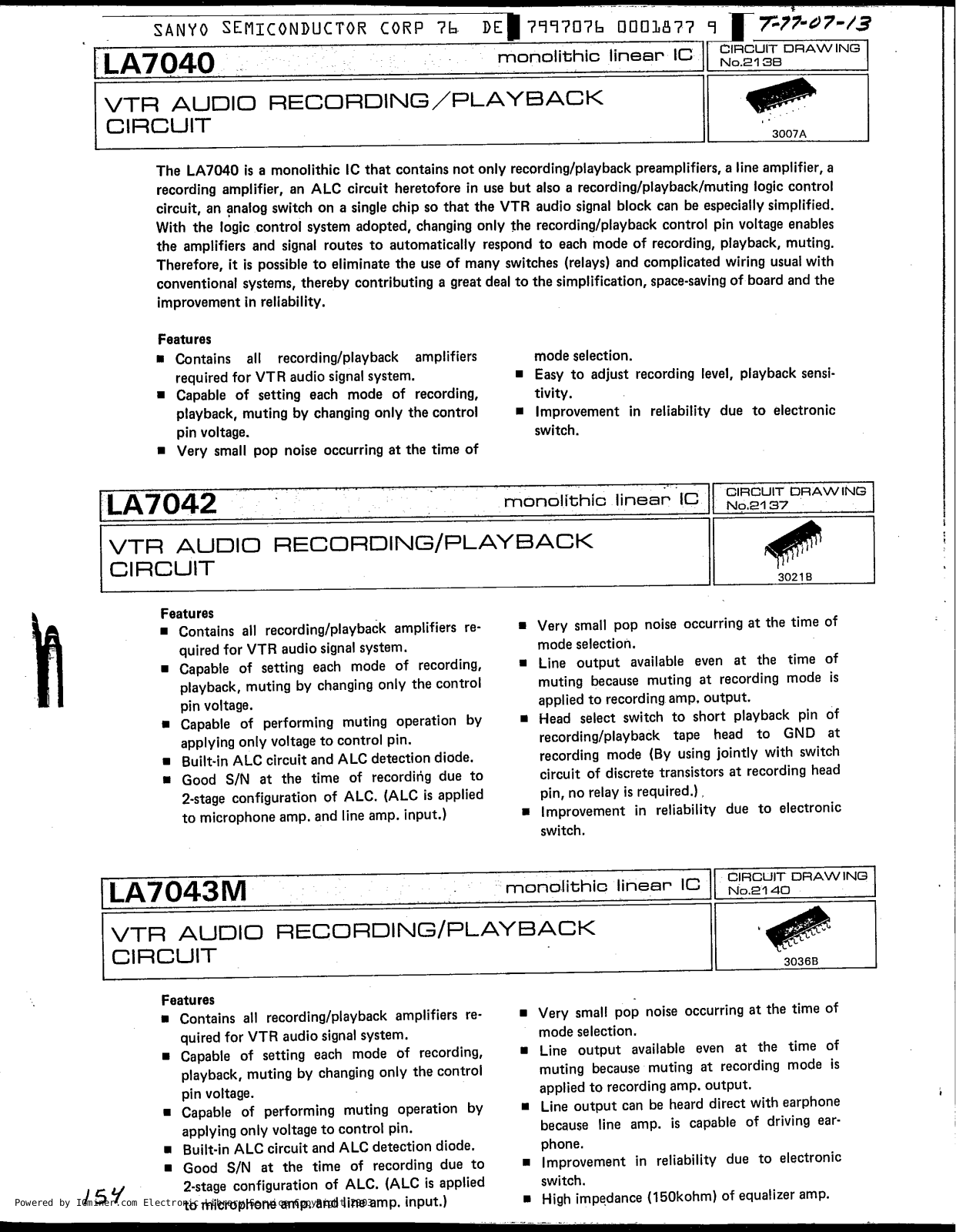 Datasheet LA7042 Specification - ManualMachine.com