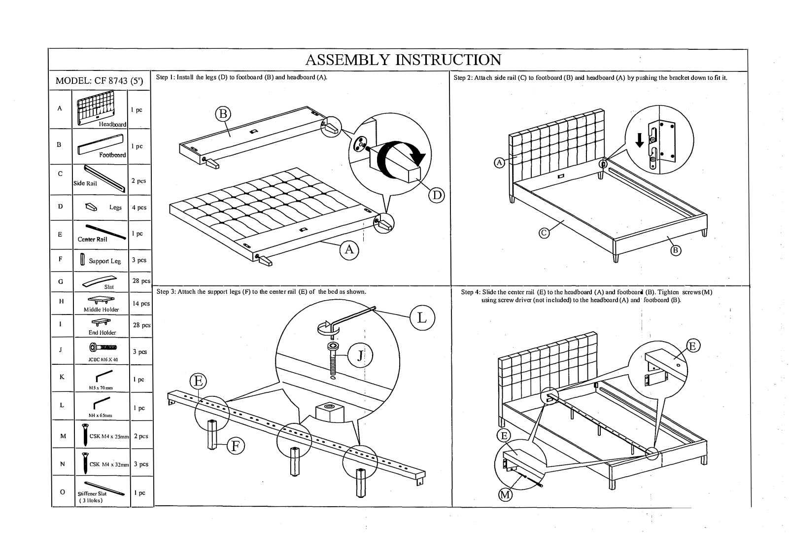 Red Barrel Studio RDBE2096 Installation & Assembly - ManualMachine.com