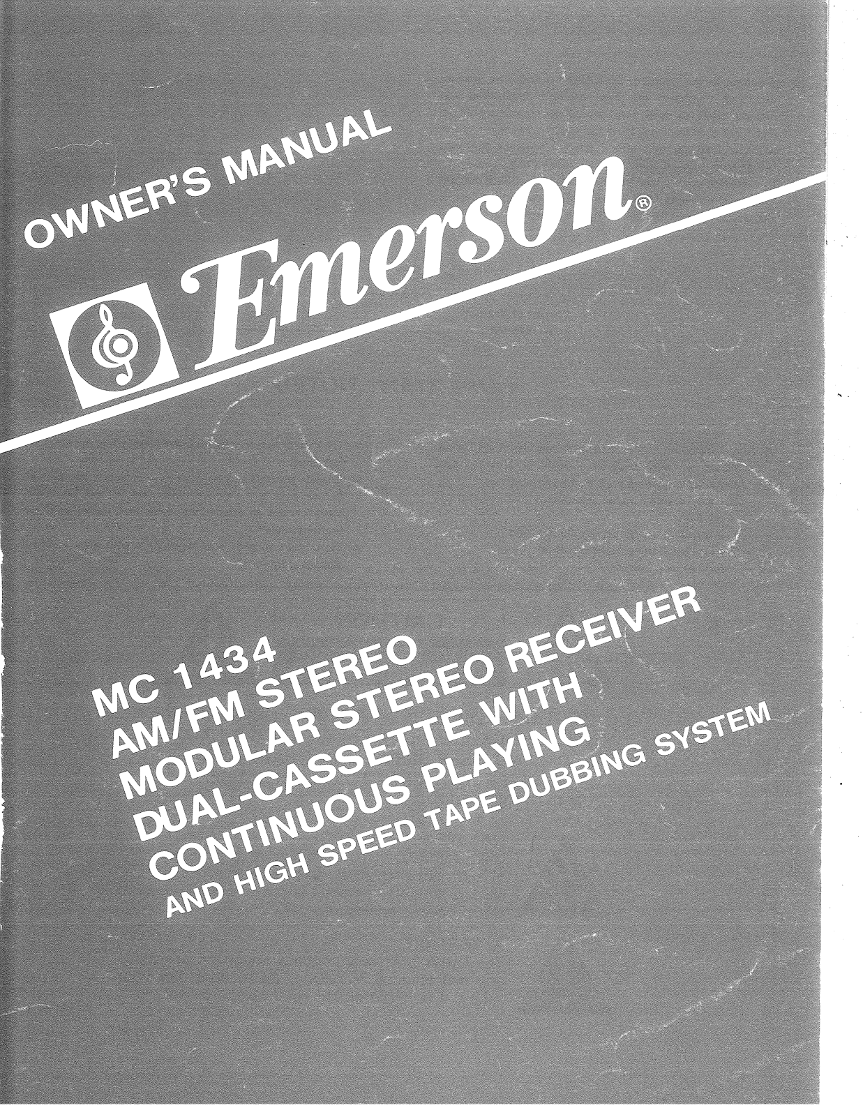 EMERSON MC1434 User Manual