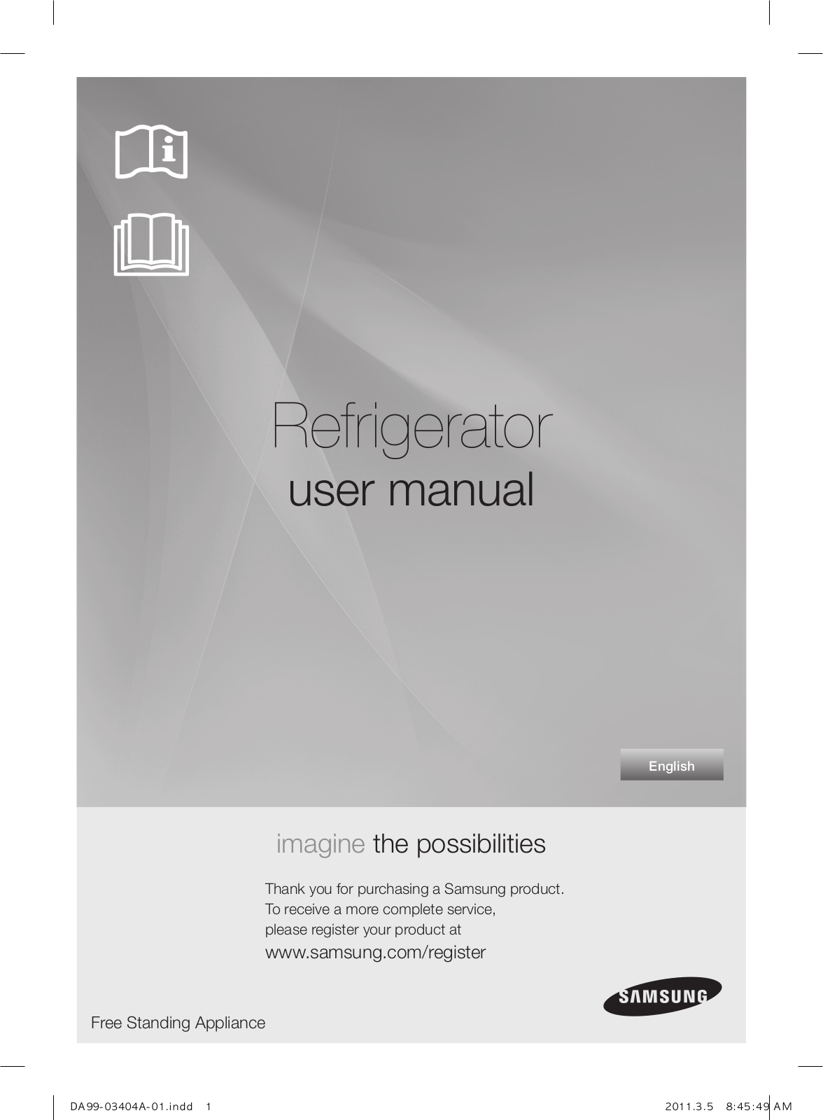 Samsung SRF801GDLS Operating Instructions