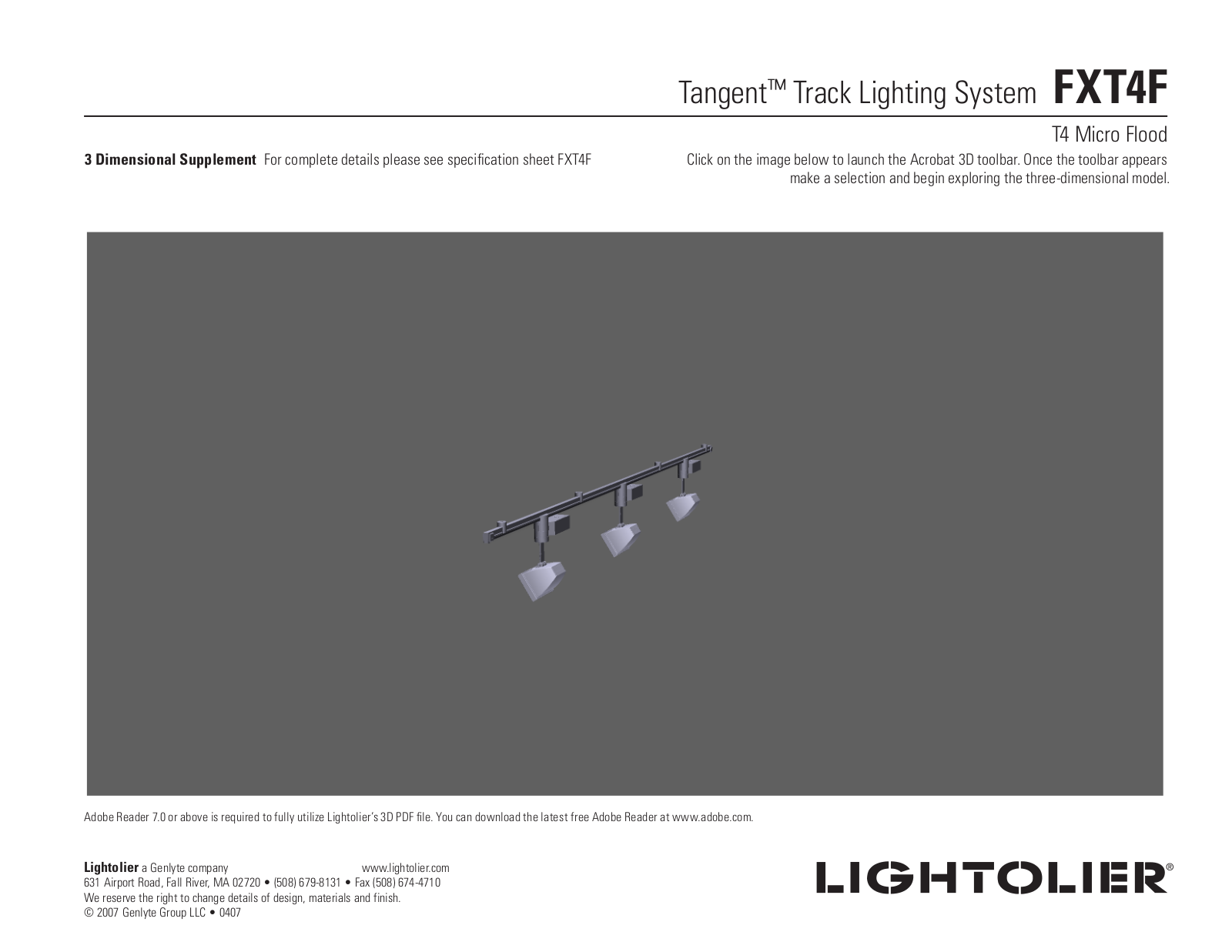 Lightolier FXT4F User Manual