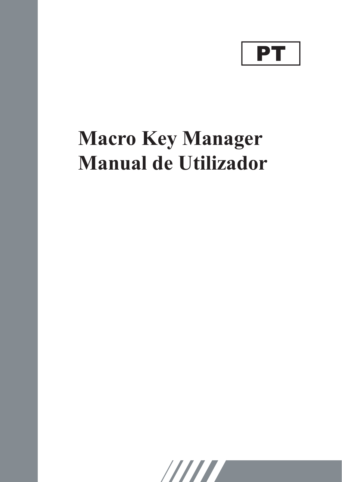 Genius Macro Key Manager User Manual