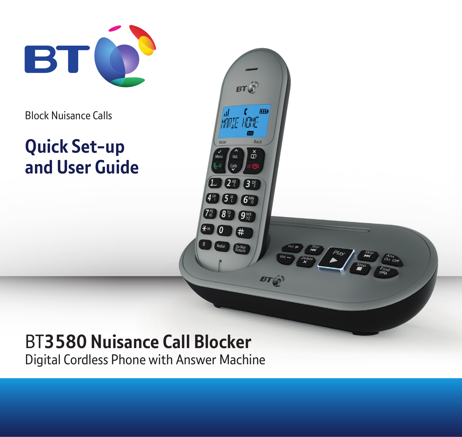 BT 3580 Nuisance Call Blocker Instruction manual