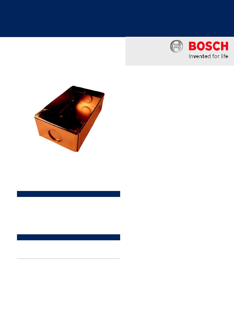 Bosch D372B Specsheet