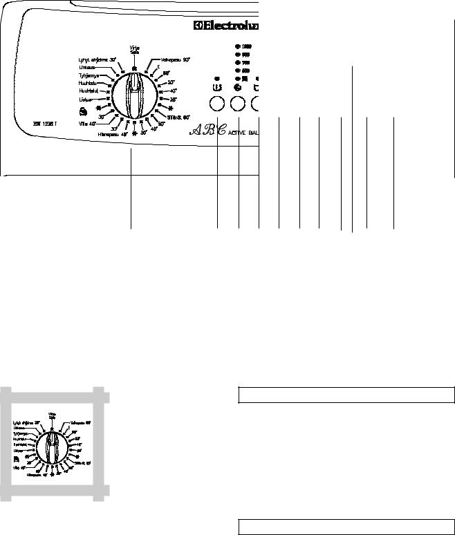 Electrolux EW1238T User Manual