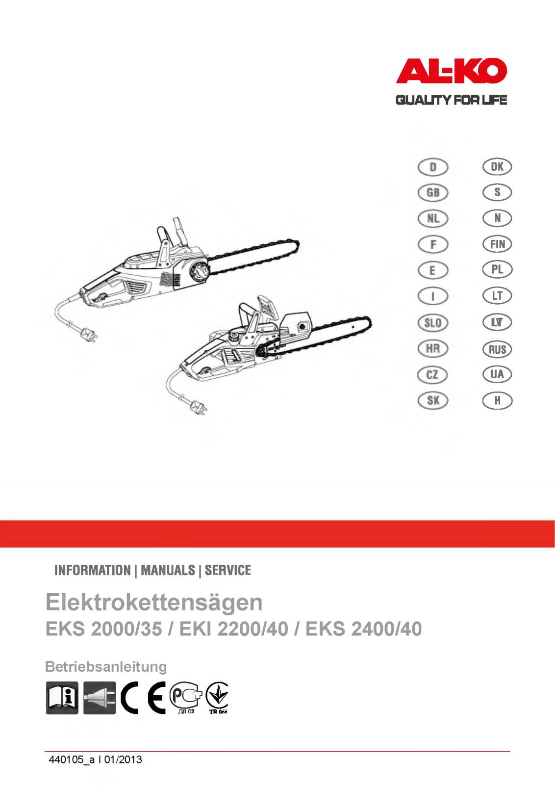 Al-ko EKS 2000/35 User Manual