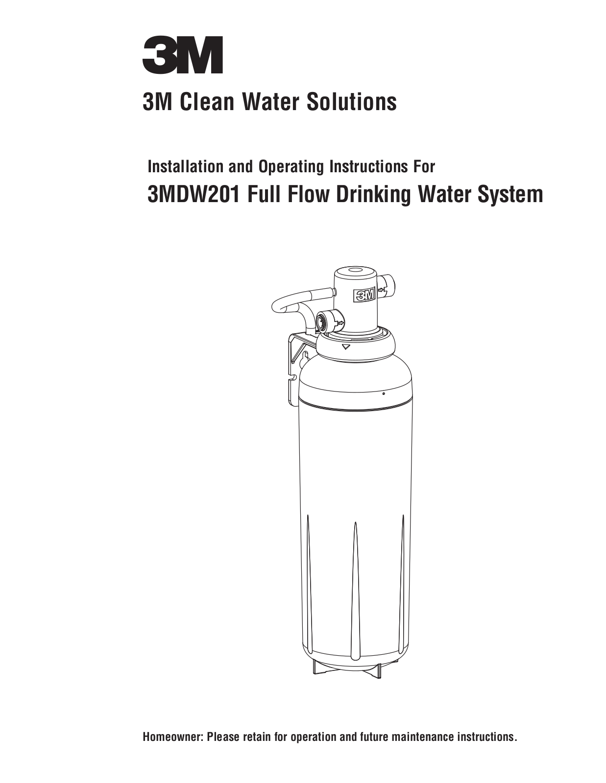 3M 3MDW201 Installation  Manual