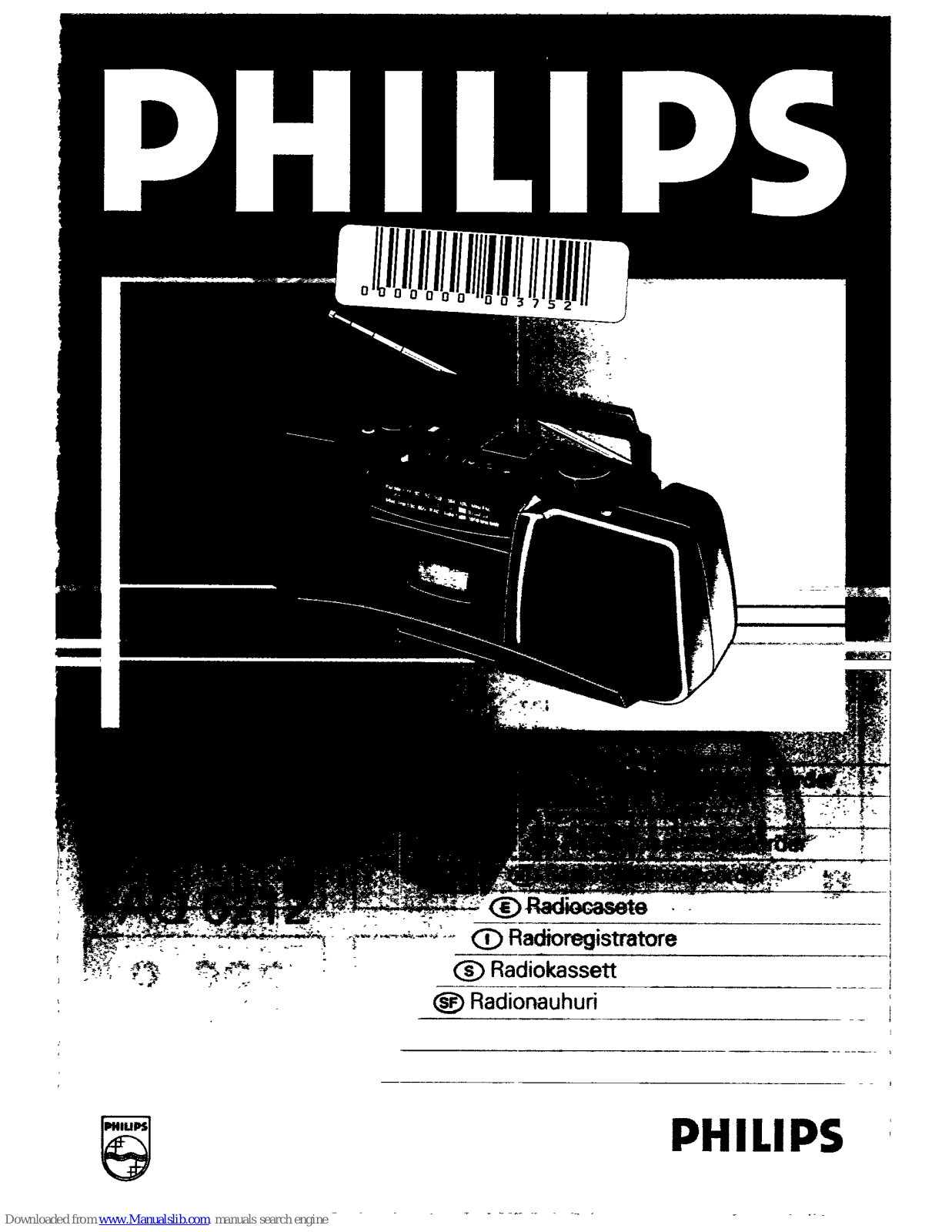 Philips AQ 6212 Operating Instructions Manual