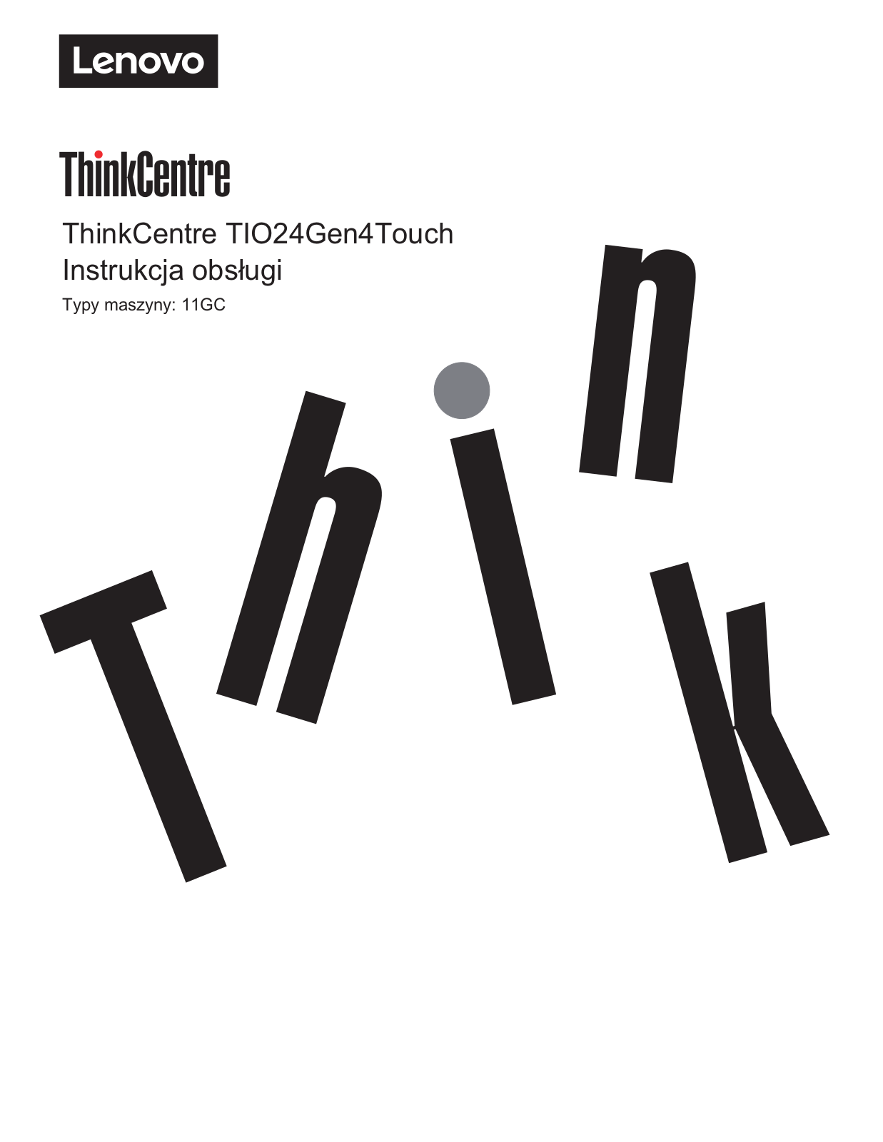 Lenovo ThinkCentre TIO24Gen4Touch User guide