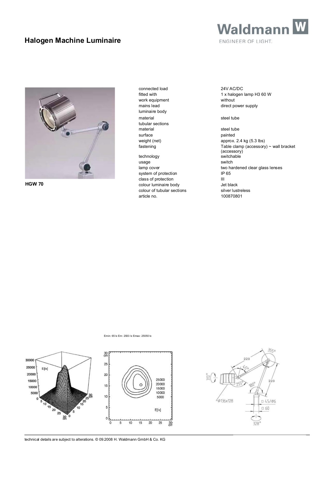 Waldmann 100870801 Information guide - ManualMachine.com