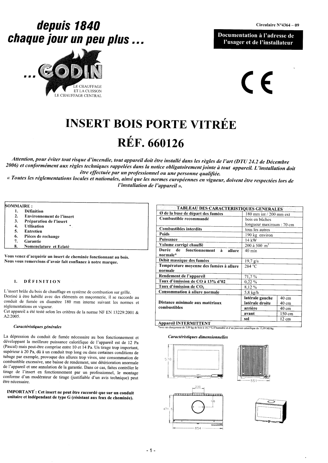GODIN 660126 User Manual - ManualMachine.com