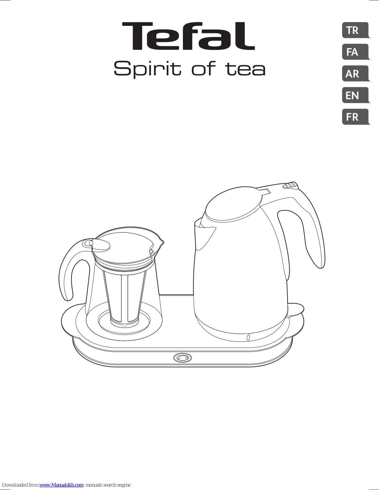 TEFAL Spirit Of Tea User Manual