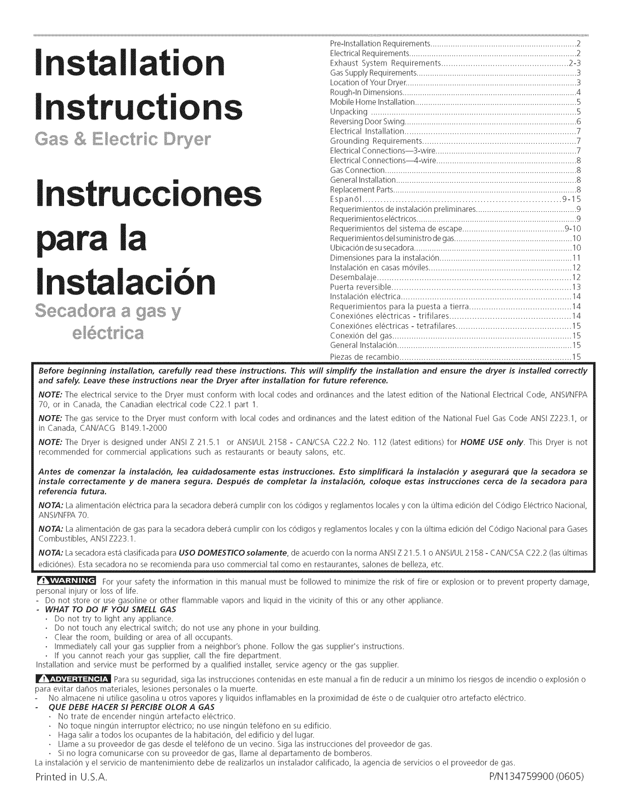 Frigidaire AEQ6700FE0, AEQ6700FS0, AEQ7000EE0, AEQ7000EG0, AEQ8000FE0 Installation Guide - ManualMachine.com