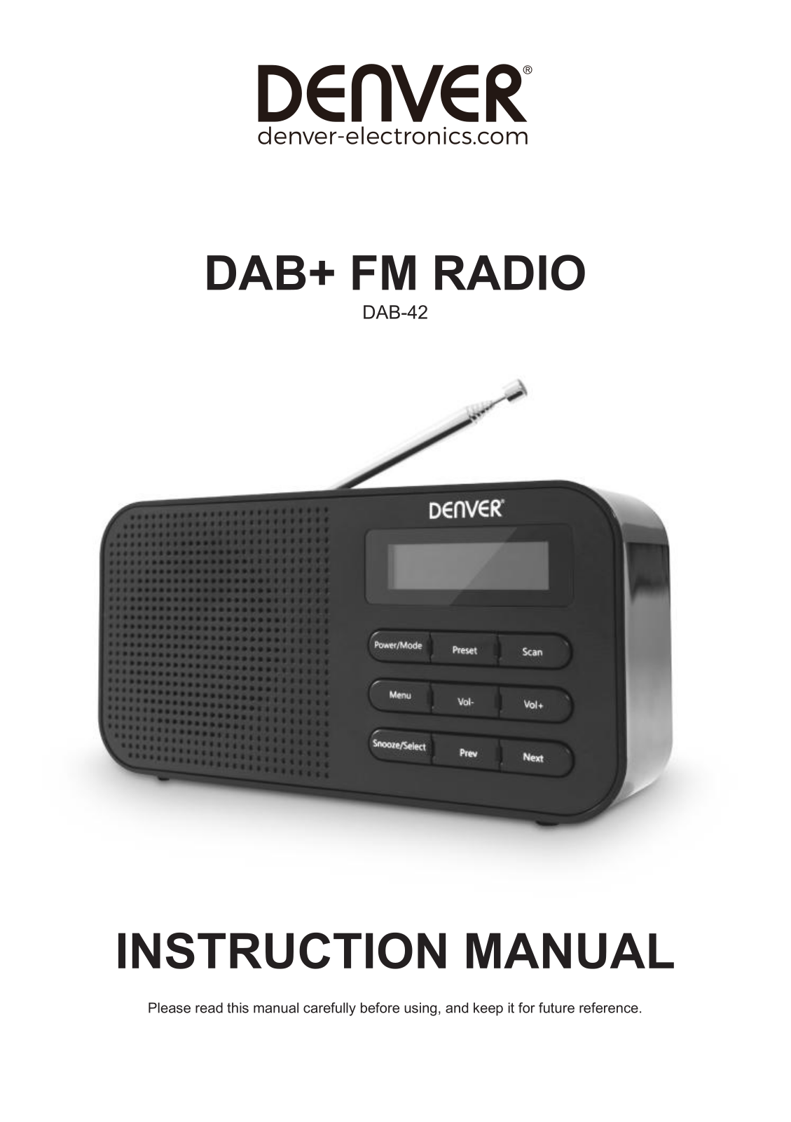 Denver DAB-42 User guide